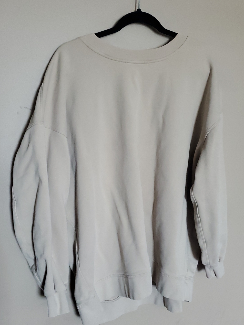 Lululemon Perfectly Oversized Crew Wheat Size 16